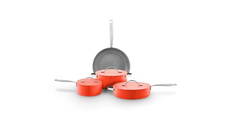 Sur La Table Colour Me Happy 4 Piece Aluminium Cookware Set - Orange