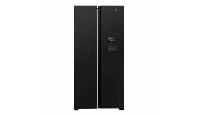 Fridgemaster MS83430DEB1 American Fridge Freezer - Black