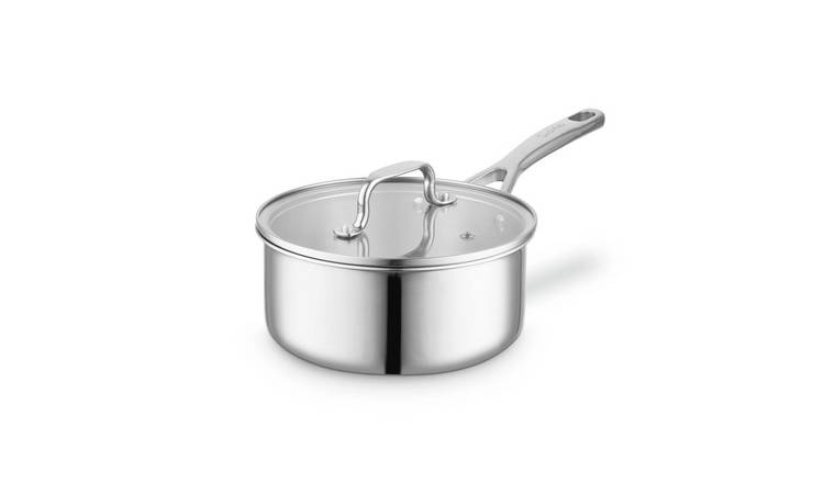 Surlatable 16cm Triply Stainless Steel Saucepan with Lid