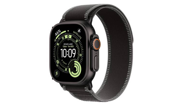 Apple Watch Ultra 3 GPS+Cell 49mm Charcoal Trail Loop - S/M