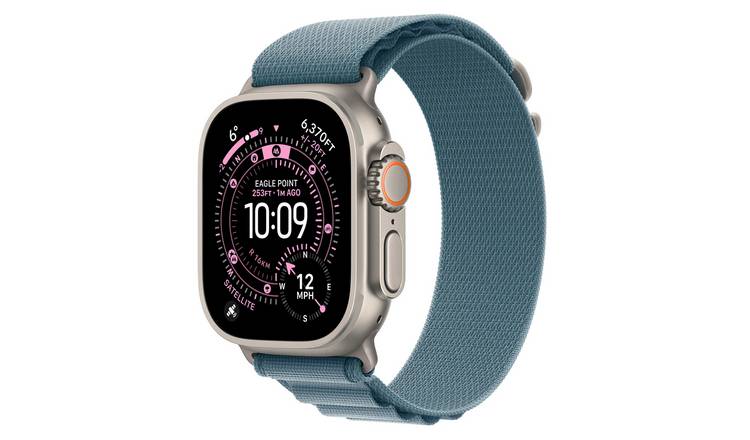 Apple Watch Ultra 3 GPS+Cell 49mm Light Blue Alpine Loop - L