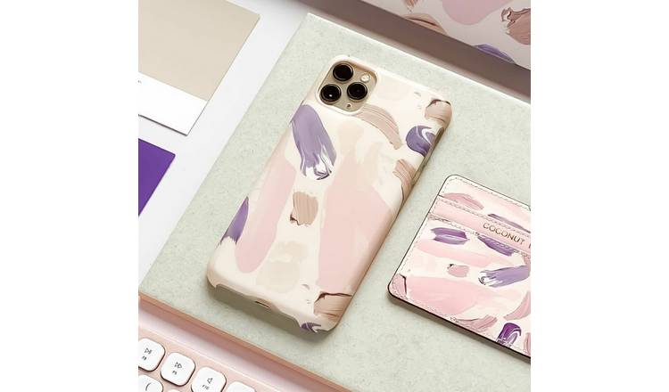 Buy Coconut Lane Iphone 12 12 Pro Lilac Brush Phone Case Purple Mobile Phone Cases Argos