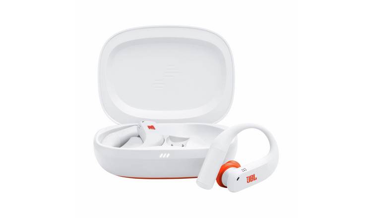 JBL Endurance Peak 4 In Ear True Wireless Earbuds - White