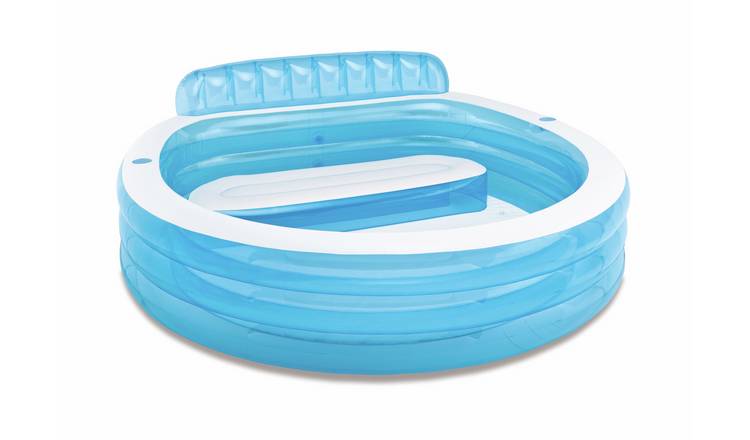 Intex 7.5ft Large Family Lounge Paddling Pool - 590L