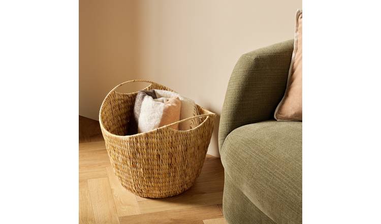 Habitat Woven Large Blanket Basket