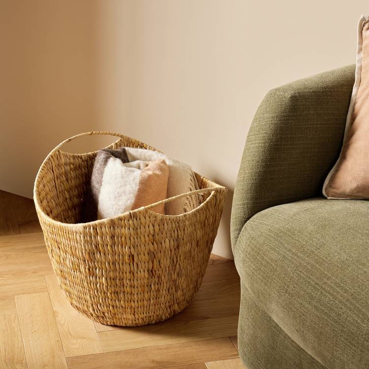 Habitat Woven Large Blanket Basket 0