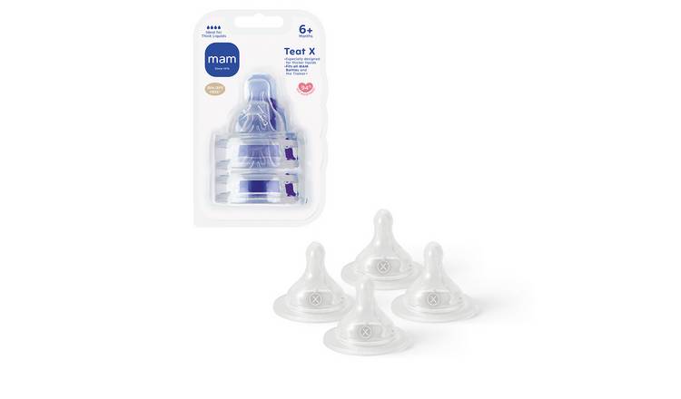 MAM Cross Cut Teat - Pack of 4