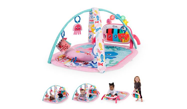 Baby Einstein 4-in-1 Musical Discovery Baby Playmat & Gym - Pink
