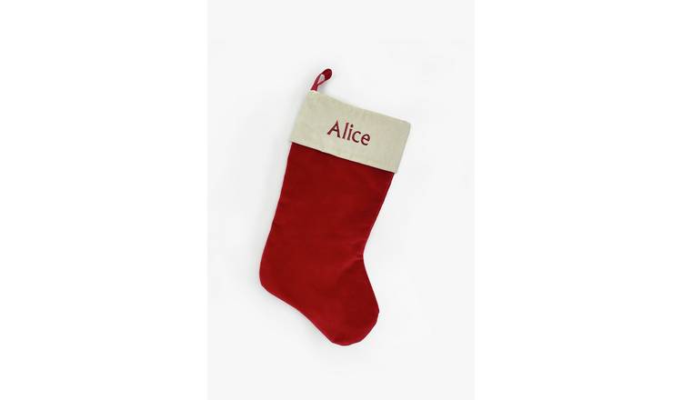Babyblooms Personalised Christmas Stocking Gift Set - Red