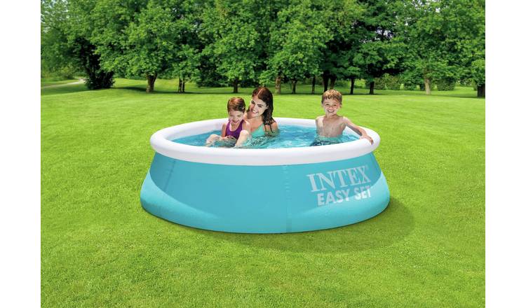 Intex 6ft Easy Set Round Shaped Medium Paddling Pool - 880L