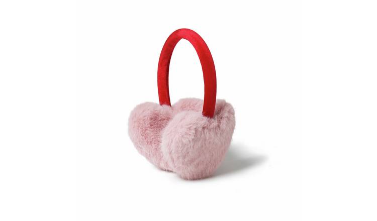 Flitzy Heart Faux Fur Ear Muffs