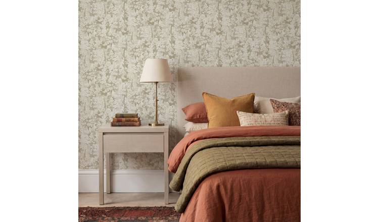 Arthouse Organic Forest Neutral Gold Wallpaper