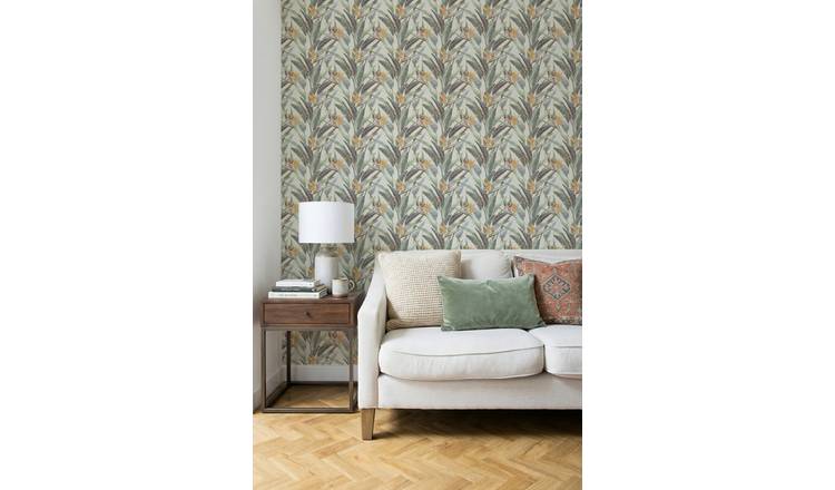 Arthouse Soft Jungle Vines Soft Green Wallpaper