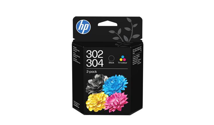 HP 302 304 Original Ink Cartridge Pack of 2 Black & Tri-Colour