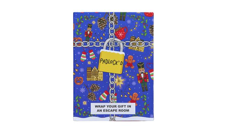 Puzzle Post Padlockd Wrap Your Gift in an Escape Room