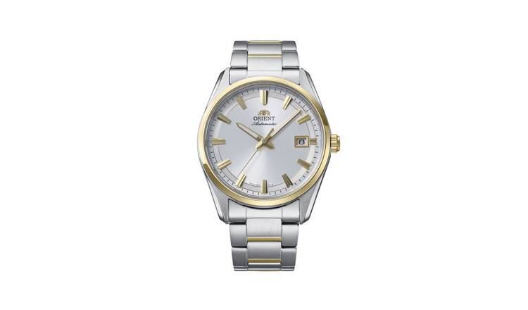 Orient Stretto Date Men's Two Tone Stainless Steel Bracelet Watch