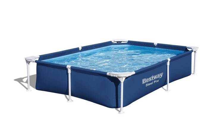 Bestway 7.25ft Steel Pro Large Paddling Pool - 1200L