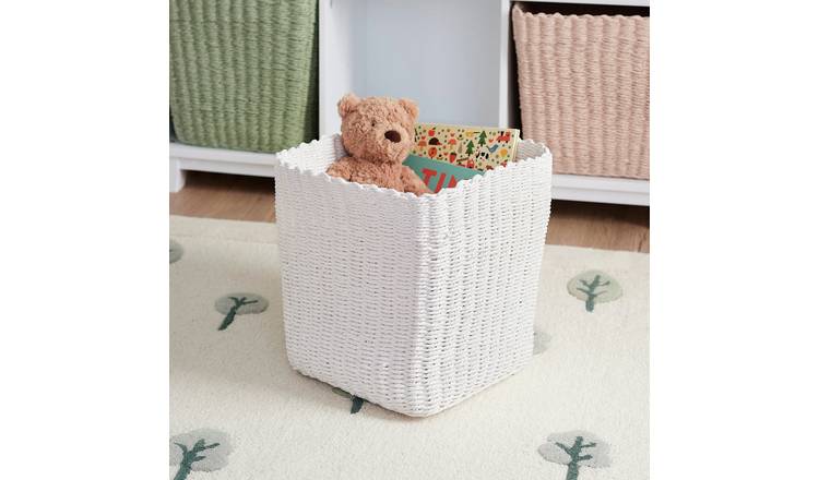 Great Little Trading Company Rope Storage Basket - Ivory