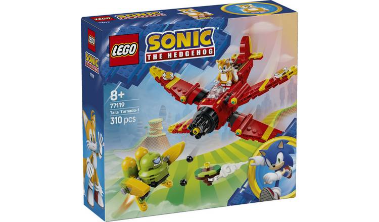 LEGO Sonic the Hedgehog Tails' Tornado-1 Plane Toy 77119 PREORDER