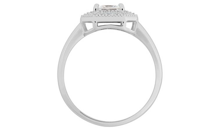 Ladies silver hot sale rings argos