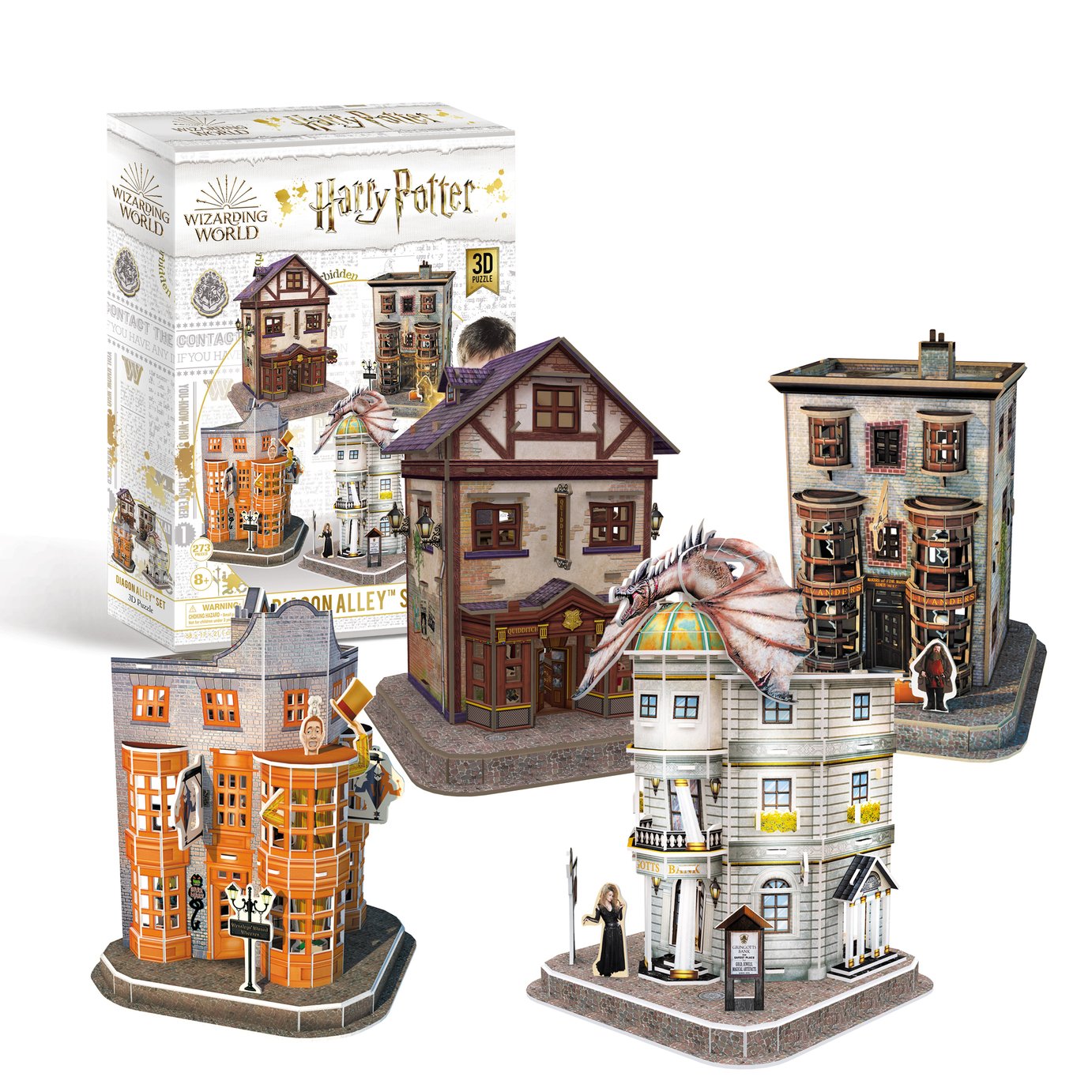 Harry Potter Diagon Alley 4-in-1 3D Puzzle Set Review