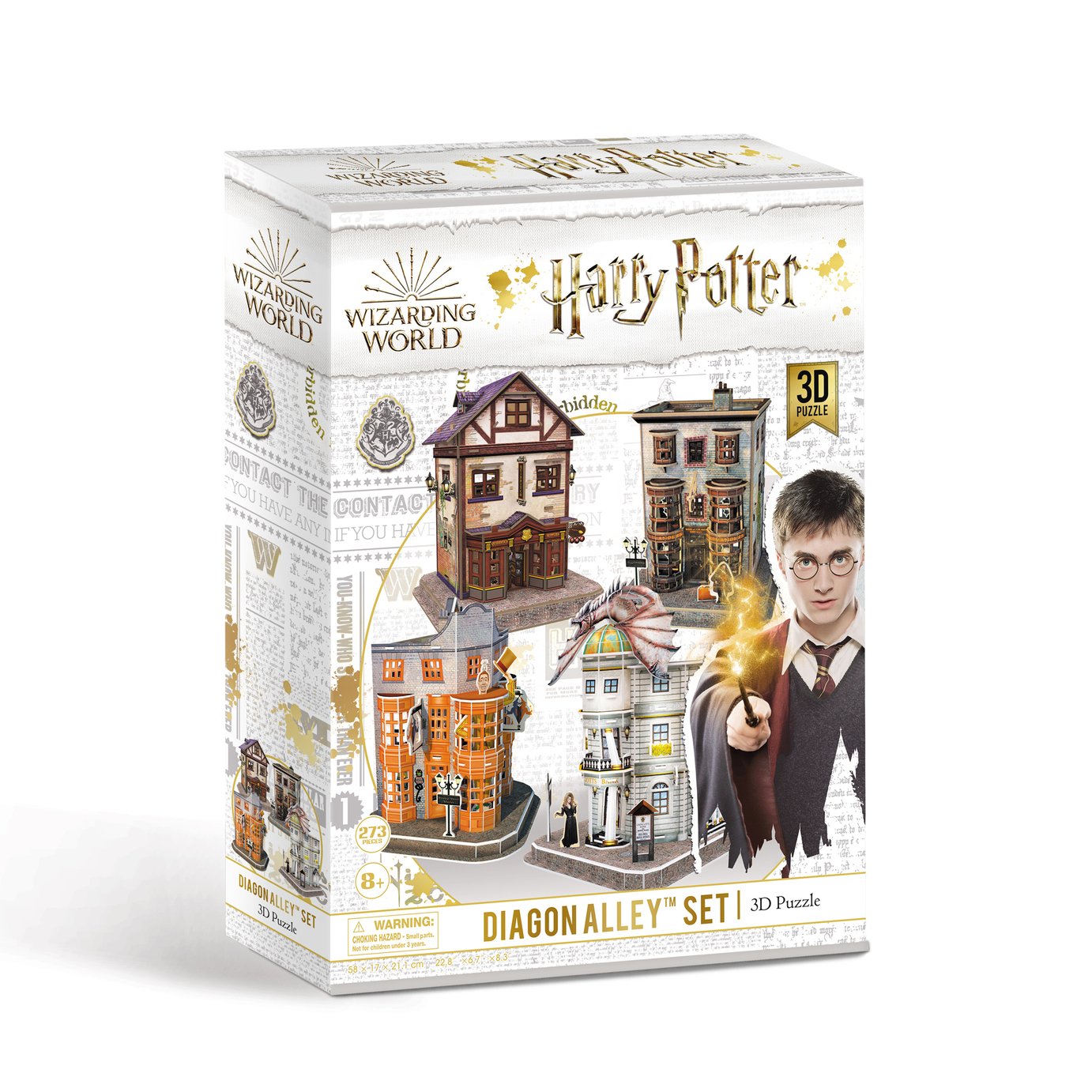 Harry Potter Diagon Alley 4-in-1 3D Puzzle Set Review