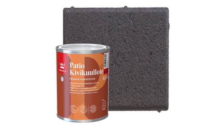 Tikkurila EK05 Patio Paving Stain Matt Paint 1L - Dark Grey
