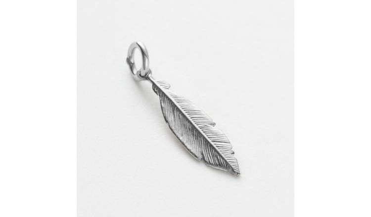 Revere 925 Sterling Silver Feather Charm