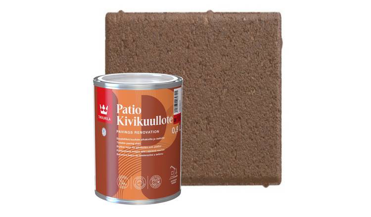Tikkurila Patio Paving Stain Matt Paint 1L - Brown