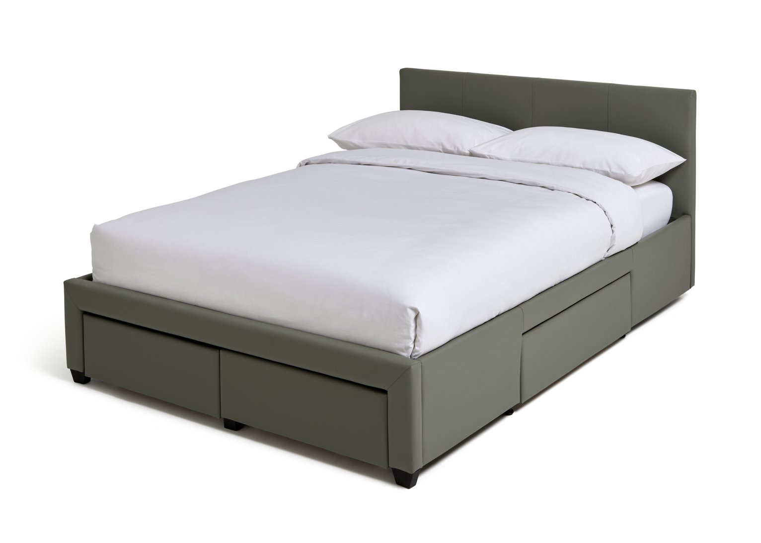 Habitat Lavendon 4 Drawer Double Bed Frame - Grey