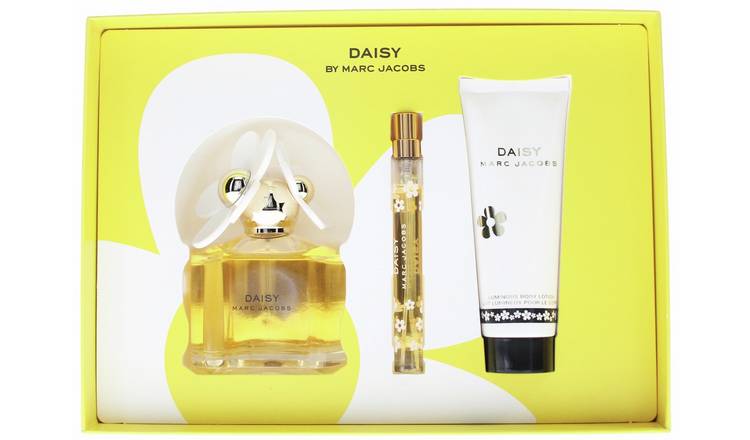 Marc Jacobs Daisy 100ml Eau De Toilette, 75ml Body Lotion and 10ml Travel Spray