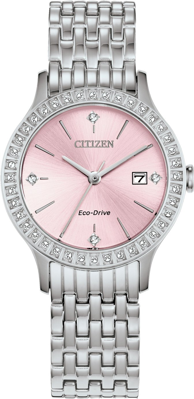 Citizen Ladies Swarovski Crystal Silver Bracelet Watch Review