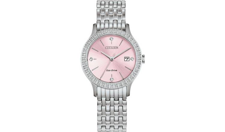 Buy Citizen Ladies Austrian Crystal Silver Bracelet Watch  