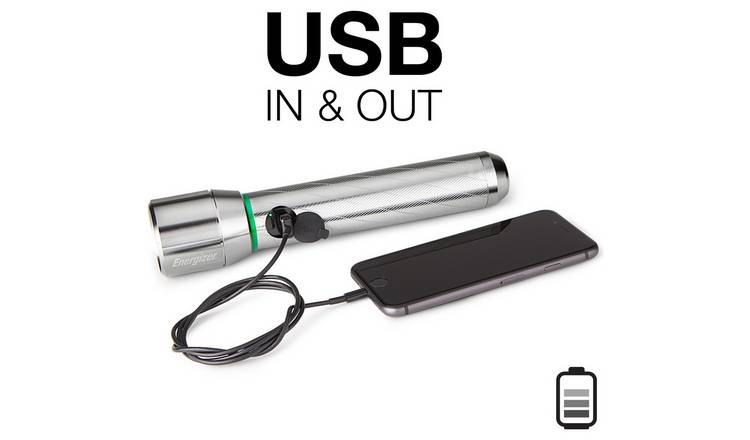 Buy Energizer Vision HD Rechargeable LED Metal Torch | Torches | Argos