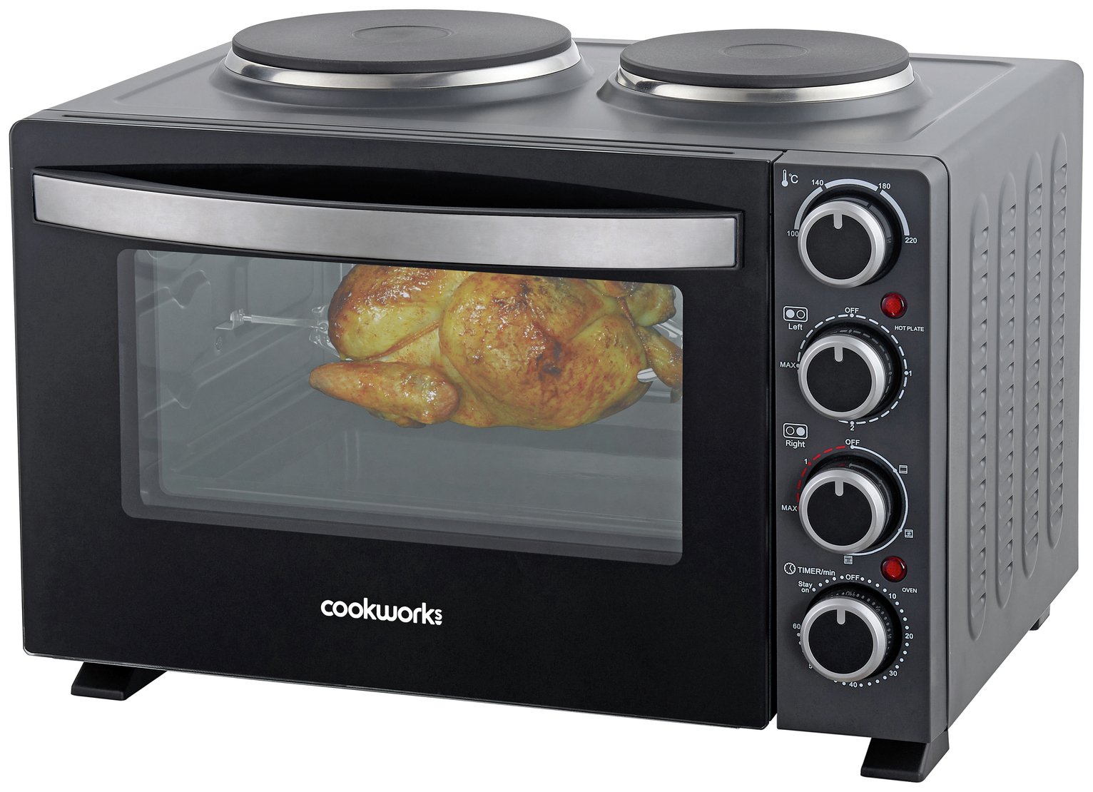 Cookworks 28L Mini Oven with Hob