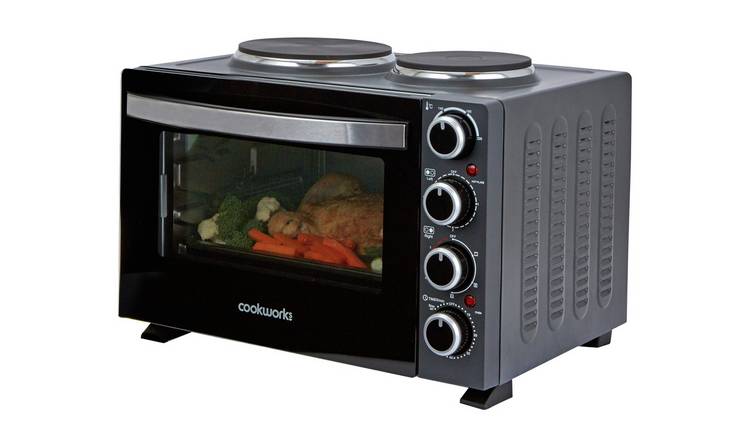 Buy Cookworks 28L Mini Oven with Hob, Mini ovens