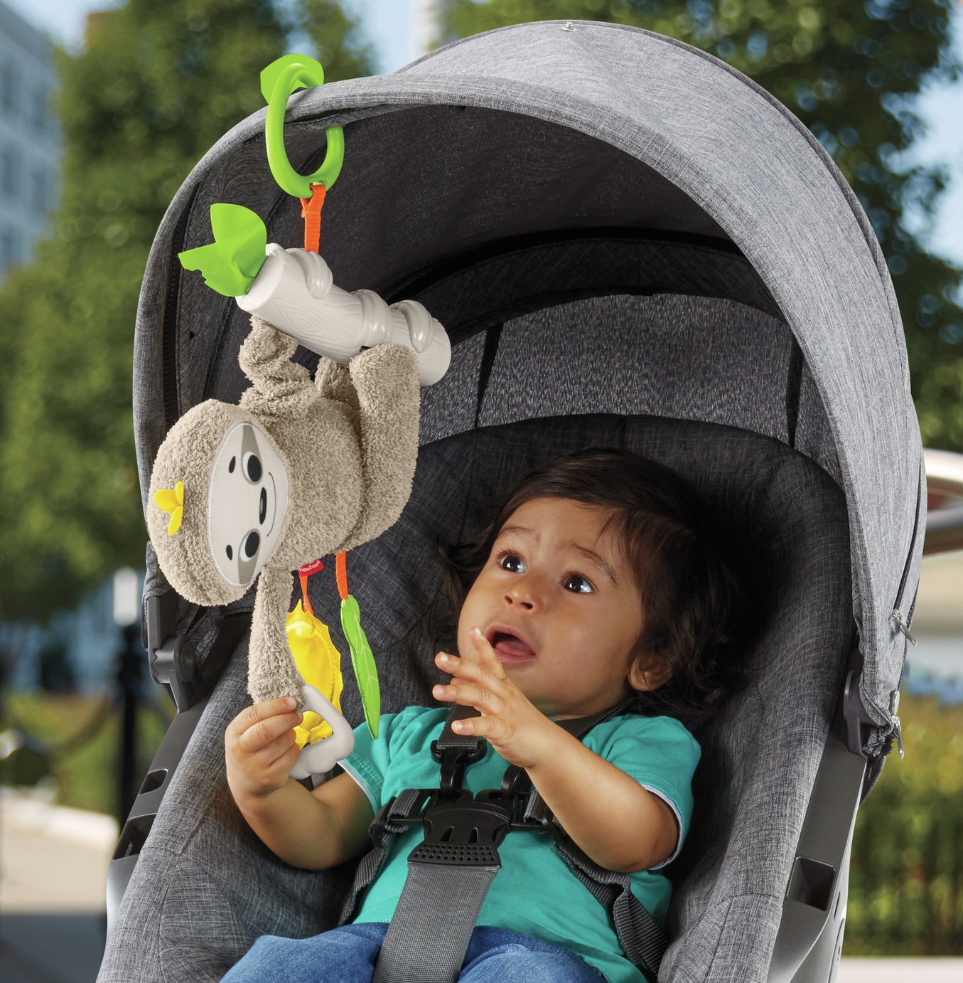 Fisher-Price So Much Fun Stroller Sloth Review