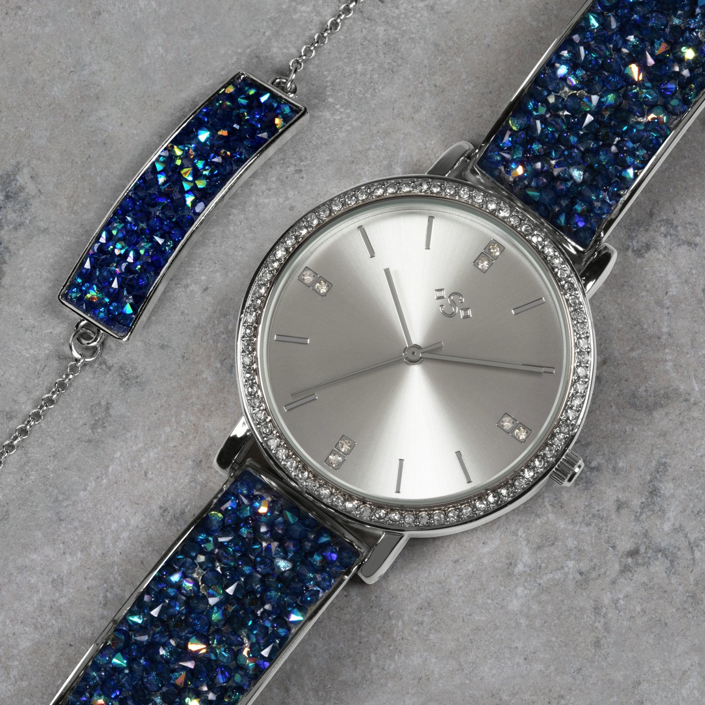 Spirit Lux Blue Bracelet Crystal Watch and Bracelet Set Review