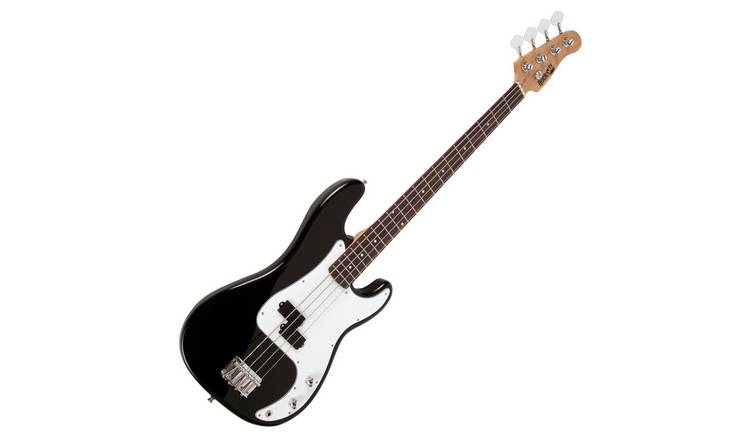 Buy RockJam Electric Bass Guitar Kit With Amp Tuner Black Electric guitars Argos