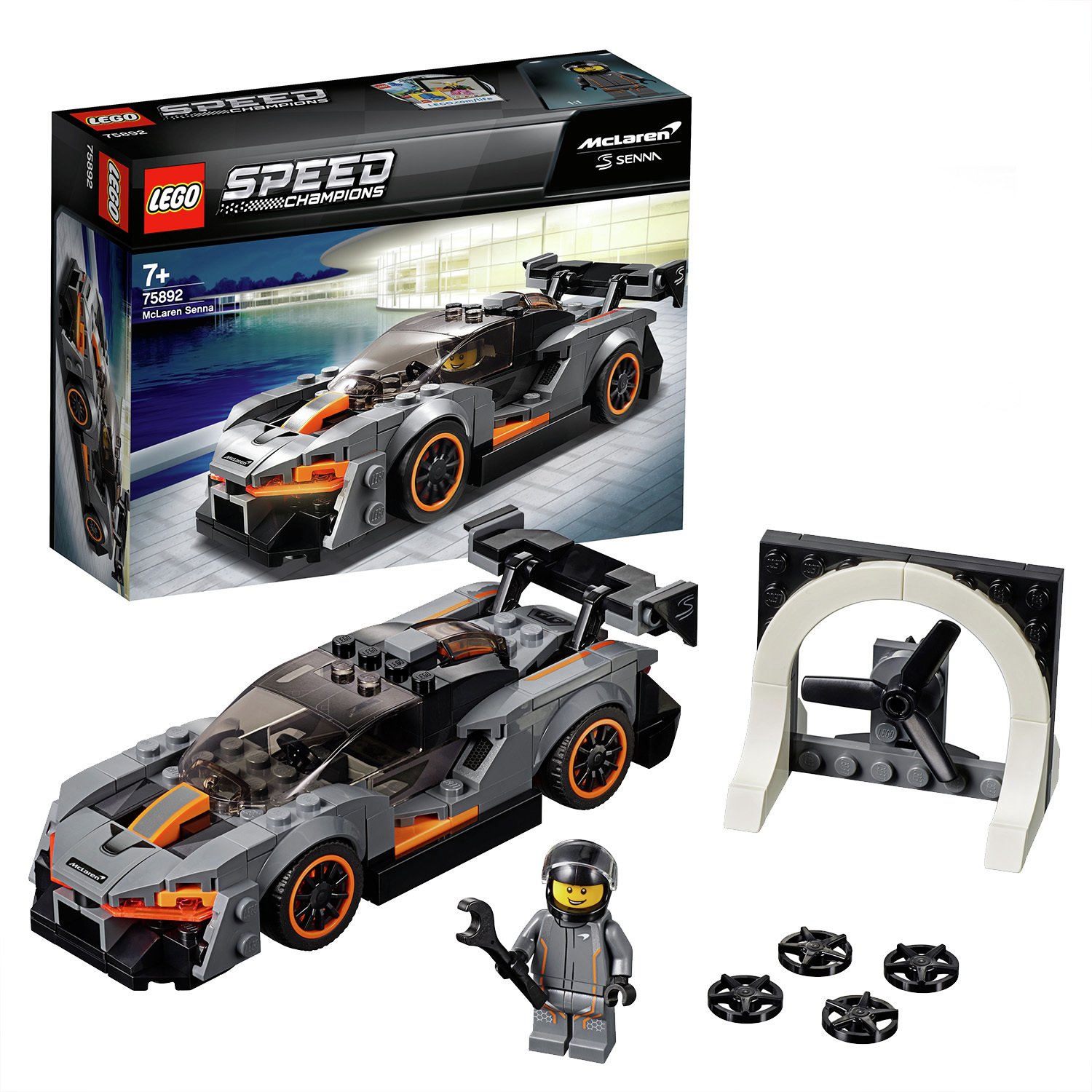 LEGO Speed Champions McLaren Senna Model Toy Car - 75892