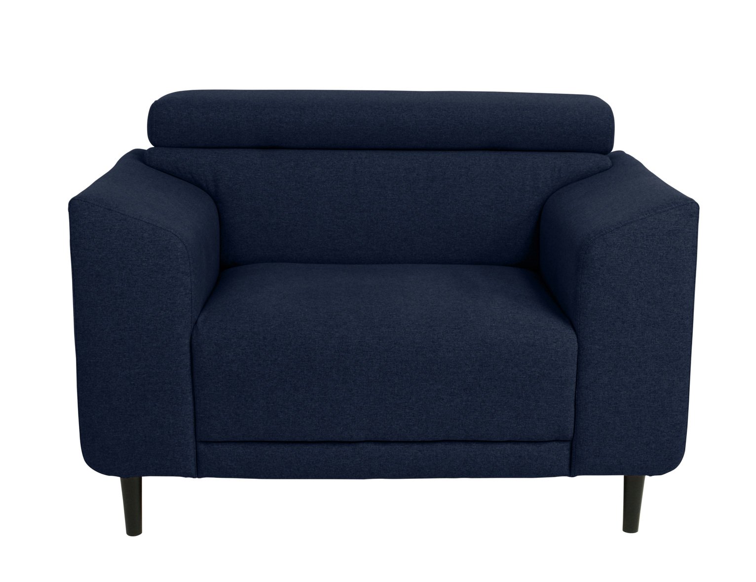 Argos Home Jonas Fabric Cuddle Chair - Navy