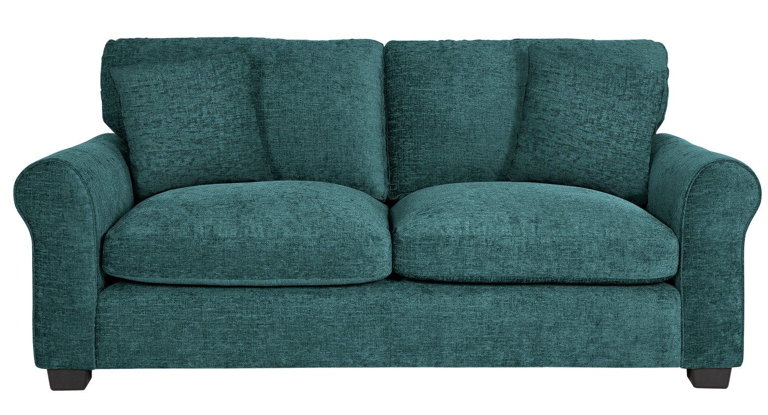 Argos Home Tammy 3 Seater Fabric Sofa - Teal