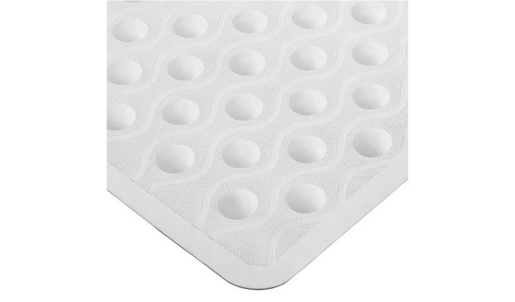 Buy Argos Home Rubber Bath Mat - White | Bath mats | Argos