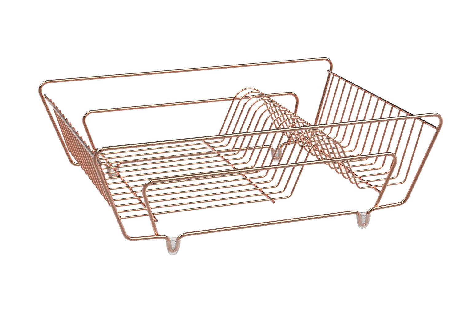 Argos Home Dish Drainer - Rose Gold