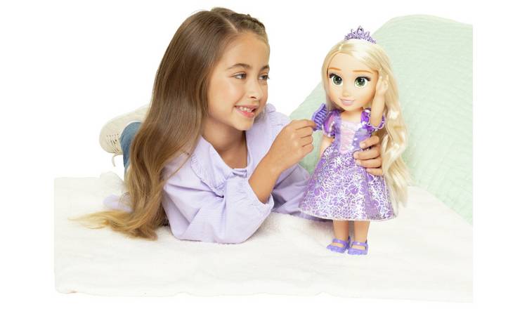 Disney princess rapunzel store toddler doll and dress