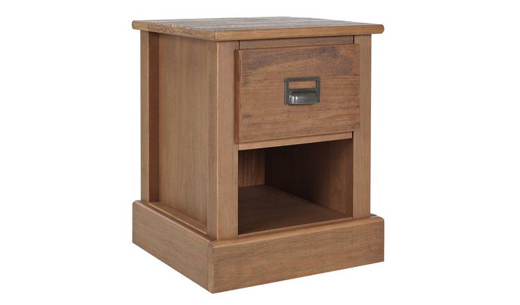 Buy Argos Home Drury 1 Drawer Bedside Table Pine Bedside