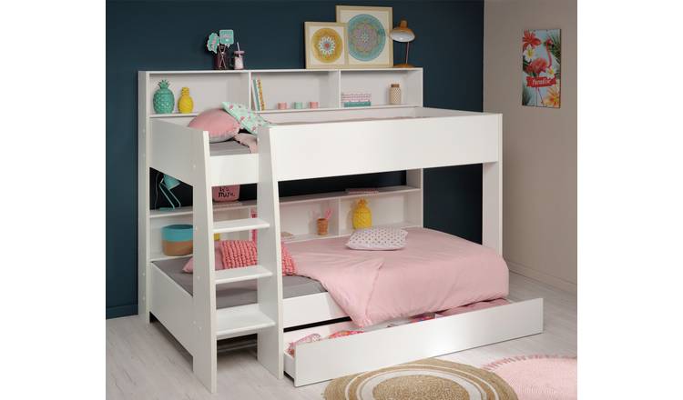 Buy Parisot Leo Bunk Bed With Drawer White Kids Beds Argos