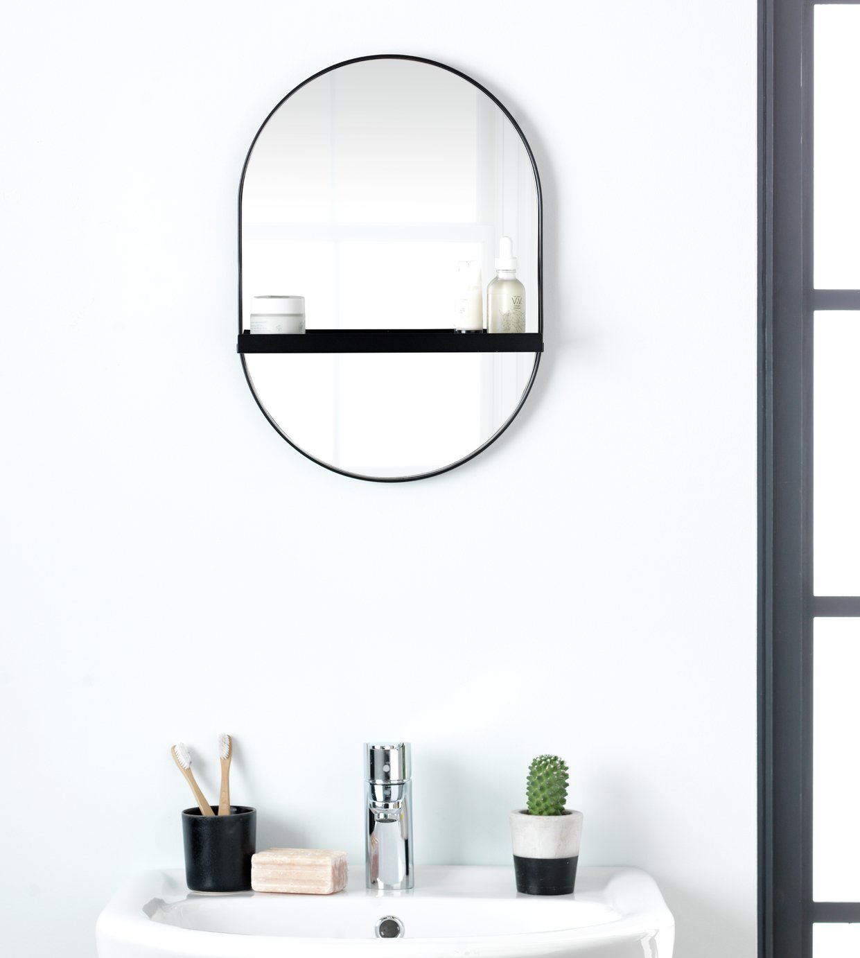 Argos Home Wall Mirror with Shelf Review