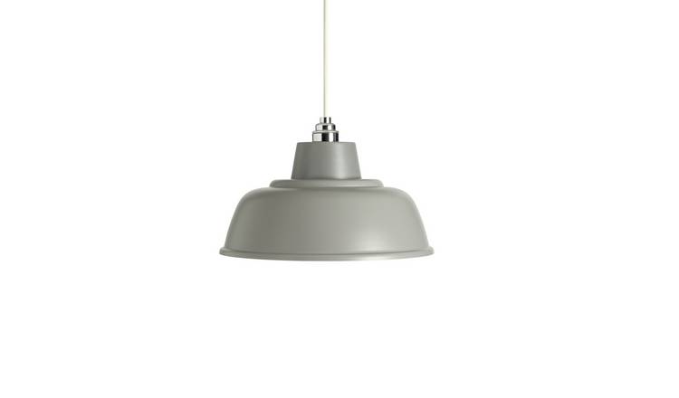 Grey metal light deals shade