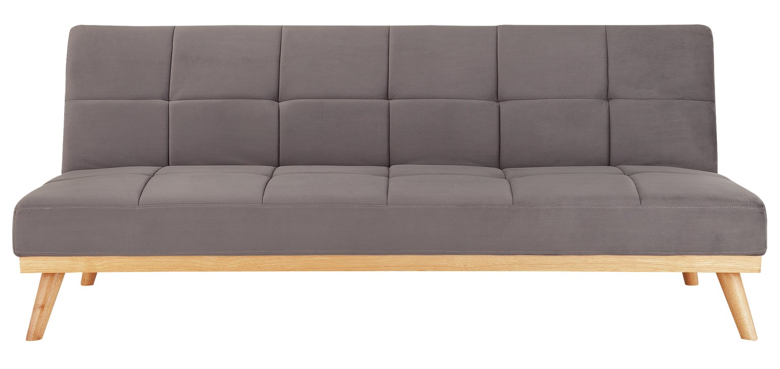 Argos Home Kanso 2 Seater Velvet Clic Clac Sofa Bed Review